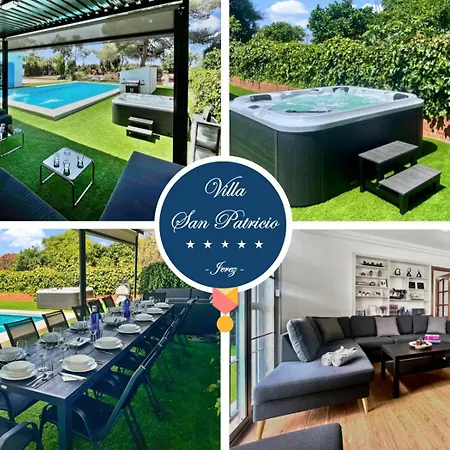 San Patricio I Piscina Privada I Jacuzzi I Bbq I Ps5 I Aire Acon I 3000m2 I 5min-centro * Jerez de la Frontera